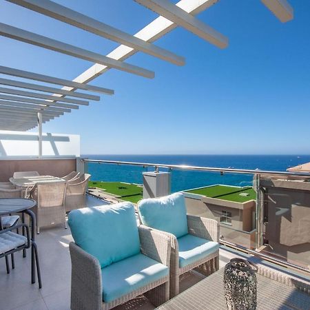 Luxury Penthouse, Panoramic Sea View Apartman Mogán Kültér fotó