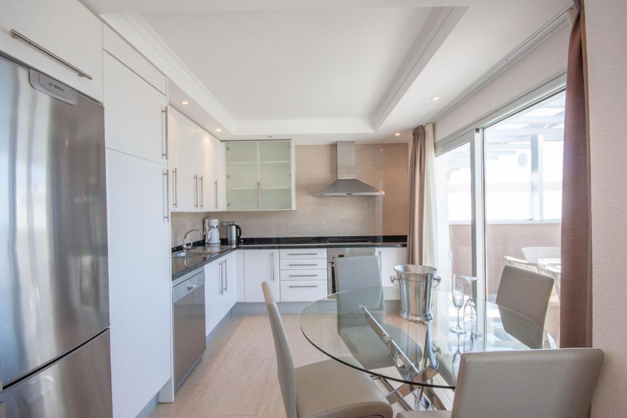 Luxury Penthouse, Panoramic Sea View Apartman Mogán Kültér fotó